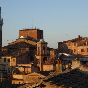 Torre del Mangia e tetti - Vista dalla suite 7