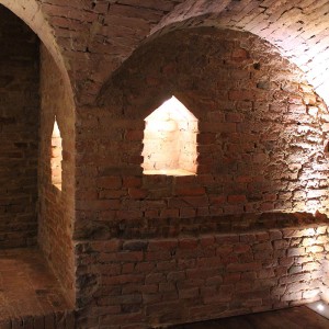 The Palazzetto Rosso - Wine Cellar entrance