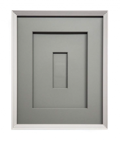 Marco Andrea Magni Prefigura, 2017  magnete al neodimio, cornice, vetro 40 cm x 49 cm x 6,5 cm.  Courtesy Galleria FuoriCampo, Siena.